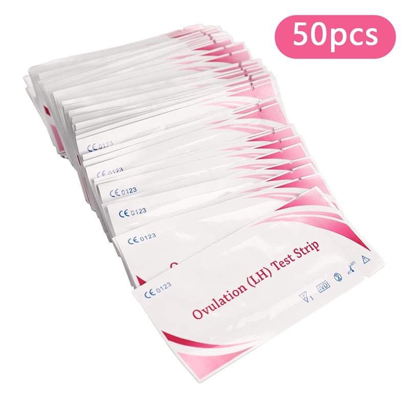 50Pcs LH Tests LH Ovulation Test Strips First Response Ovulation Urine Test Strips  Over 99% Accuracy Test