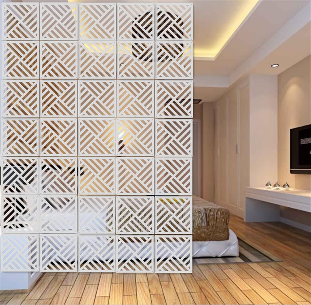 29/39 CM Folding Hanging Screen White Room Divider Panels Decorative Room Partition Hanging Curtain Home Decor Wall Art