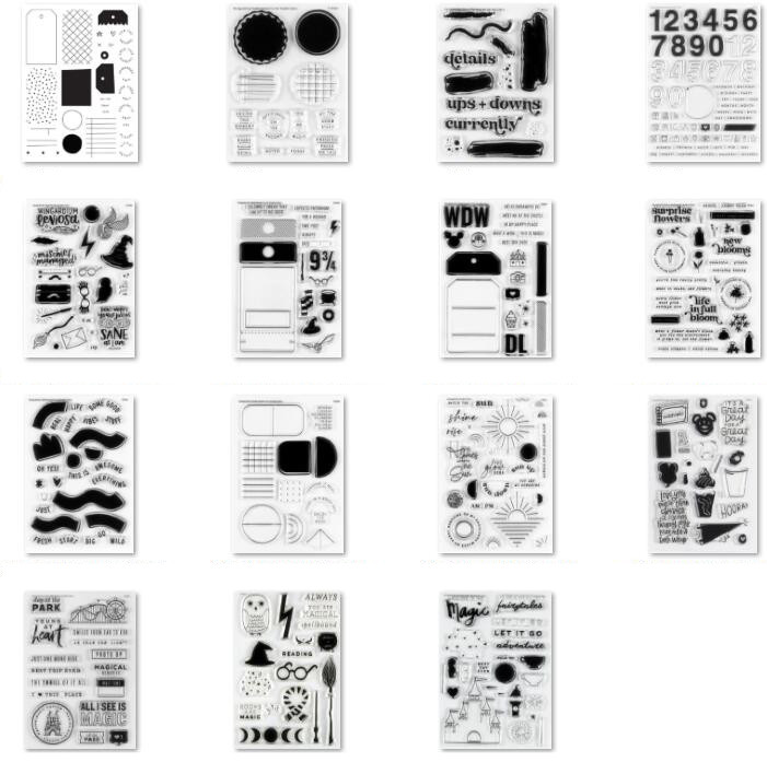  English Clear Silicone Stamp / seal for DIY Scrapbooking / Album Decorative Clear Stamp Sheets A6521