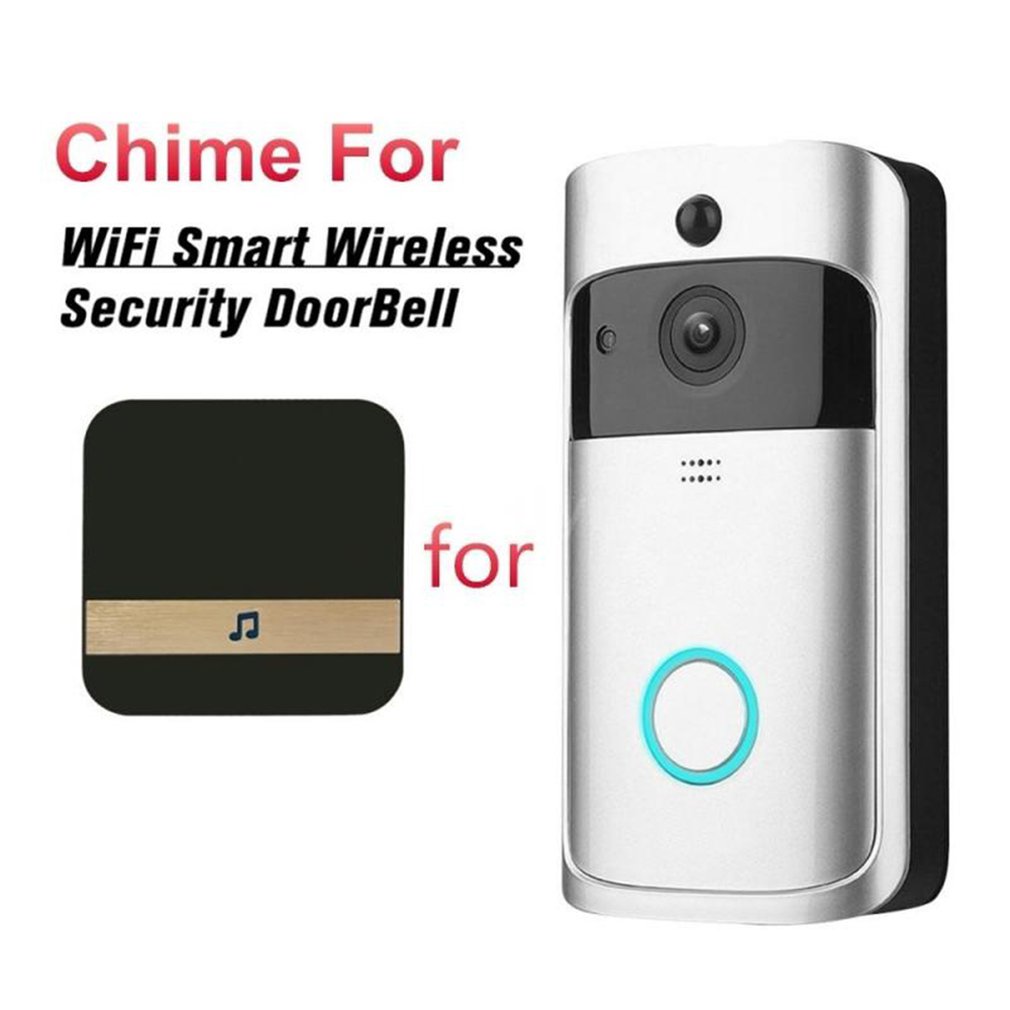 WiFi Wireless Doorbell Smart Home Door Bell Camera Outdoor Mini Video Intercom Two Way Audio for 1080P HD Video Doorbell Camera