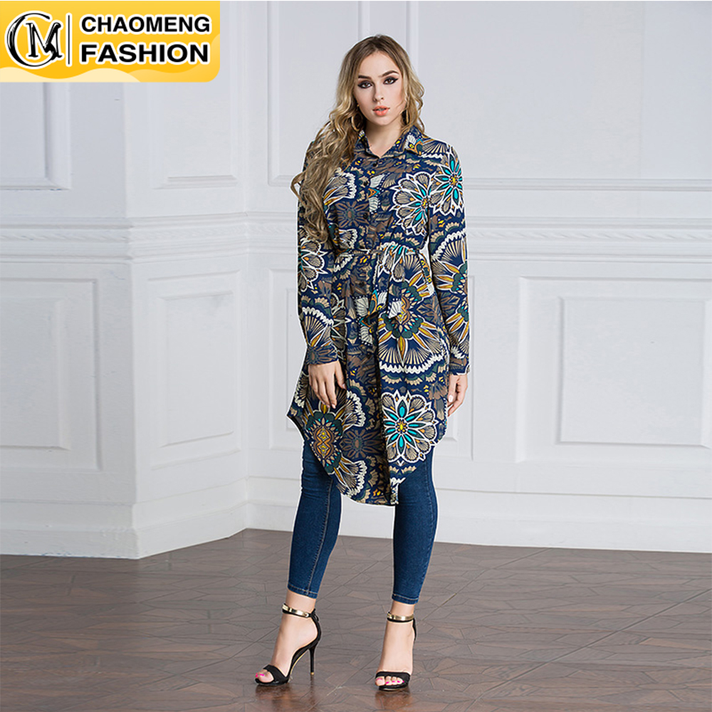   Printing High  Muslim For Women Casual Tops Malaysia Turkey Arabic Islamic Clothing Shirt Blouse Mujer