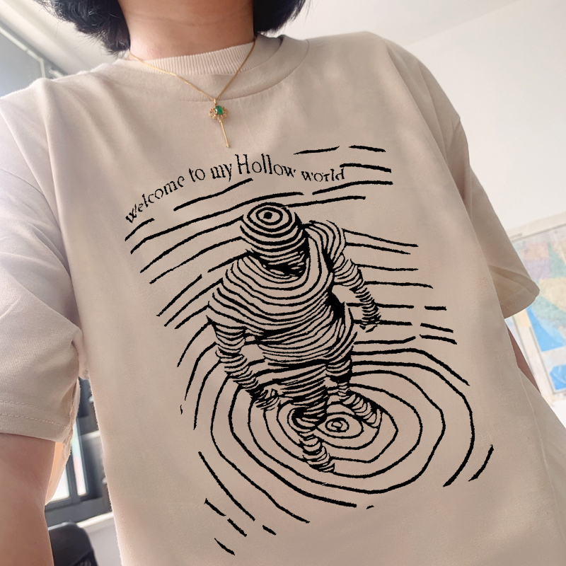 90s Summer Women T-shirts Goth  Woman Blouses  Short Sleeve T-shirt Female Loose Streetwear Harajuku Y2K Clothes Tops