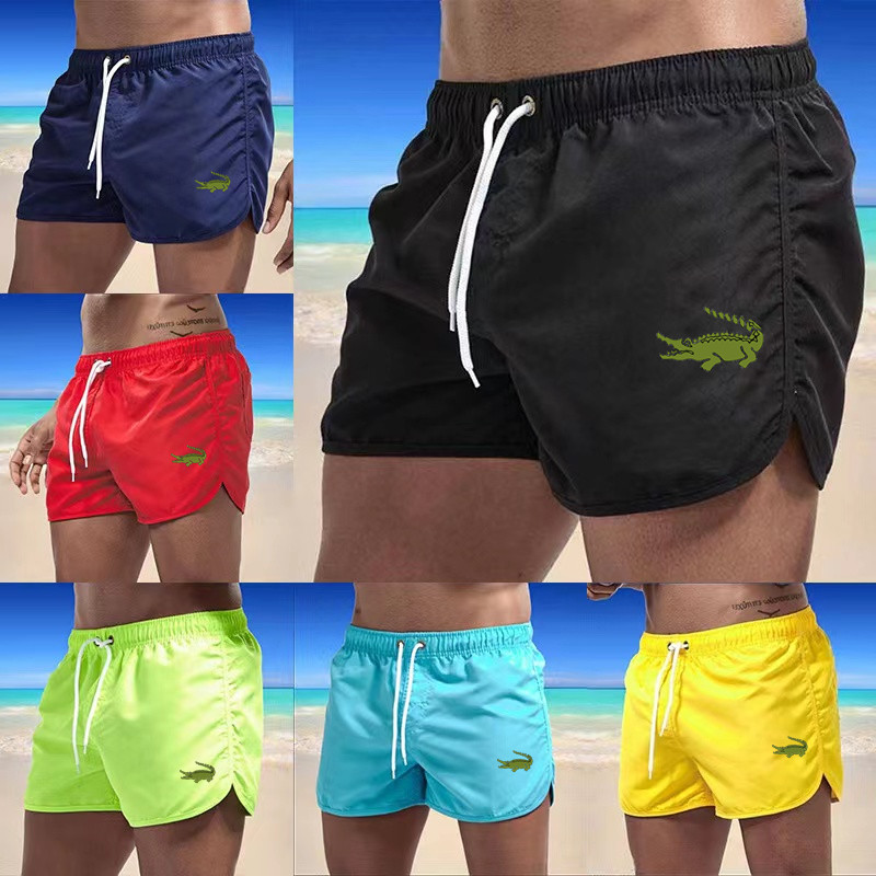 Men's Shorts Summer Colorful Swimwear Man Swimsuit Swimming Trunks Sexy Beach Pant Shorts Surf Board Male Clothing Pants