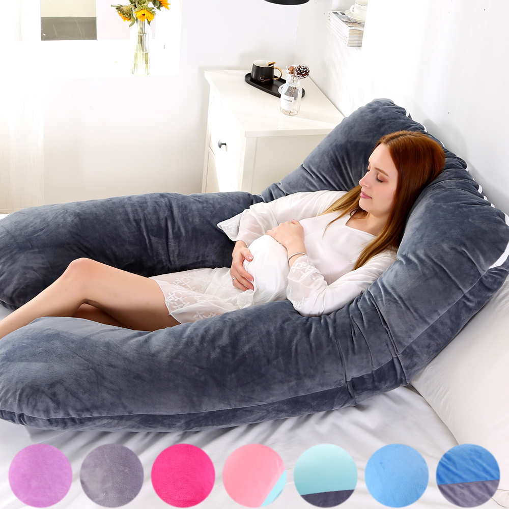 LANBENA 116x65cm Pregnant Pillow for Pregnant Women Cushion for Pregnant Cushions of Pregnancy Maternity Support Breastfeeding