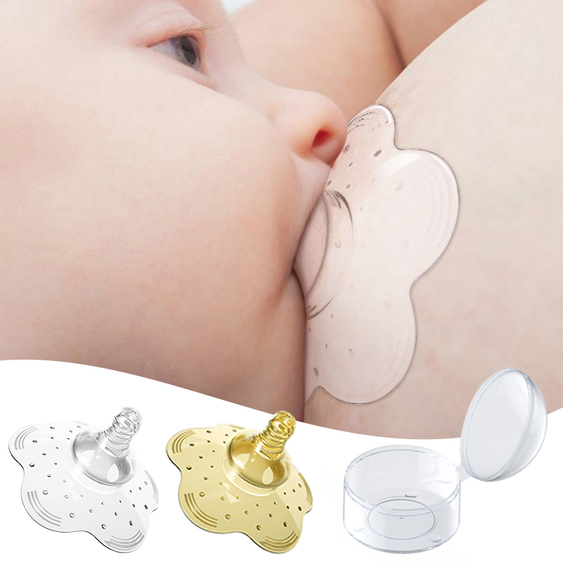 Silicone Nipple Protector Breastfeeding Mother Protection Shields Milk Cover 