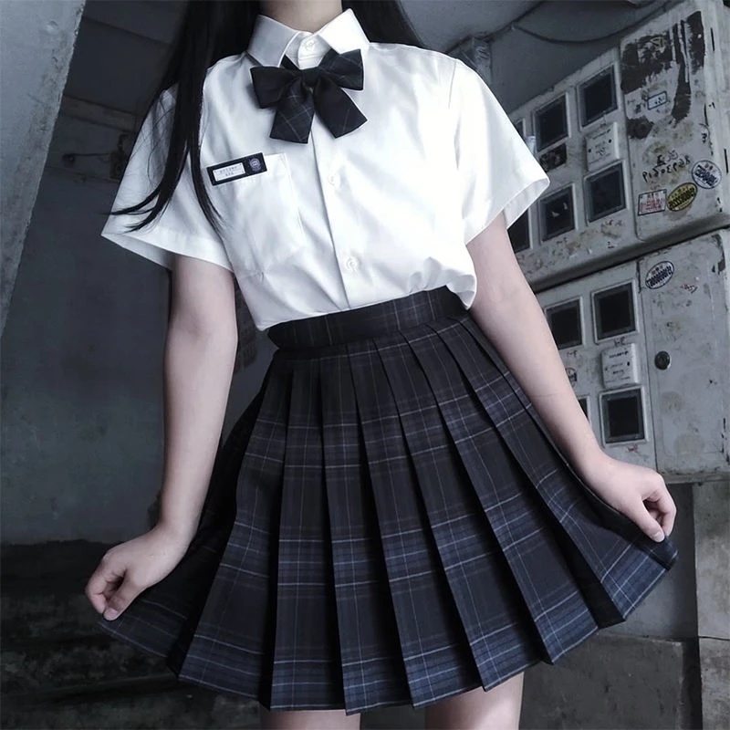 Plaid Pleated Skirt Mini Skirts Summer Winter Black Mini Skirts Women  Japanese Style Micro Skirt School White Skirt Y2k