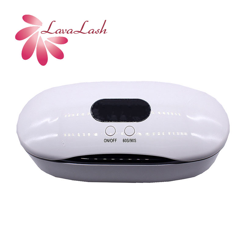 1 PC UVC LED STERILIZING BOX Type-C 4000mAh Tweezers Cleaning Tools Disinfection Box No Radiation White Pink Green Makeup Shop