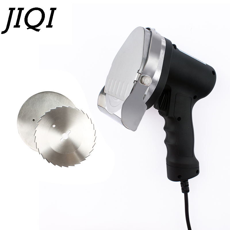 Electric Kebab Slicer Doner Knife Shawarma Cutter Handheld BBQ Roast Meat Cutting Machine Gyro Knife 220-240V 110V Two Blades