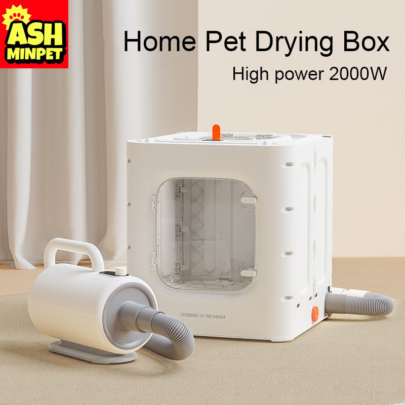 Home 2000W Fast Pet Drying Box Cat Dog Grooming Force Dryer Folding Adjustable Drying Blow-dryer Suit Small Medium Below 12.5kg