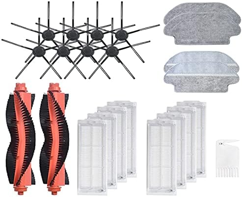 23 Main Brush Side Brush Filter Wipe Kits/Fit for Mijia Vacuum Household Appliance Parts Replacement Accessories Sweeping Robot Set