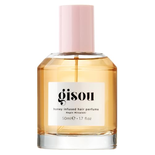 Gisou Honey Infused Hair Perfume, A Delicate Hair Fragrance with Sweet Notes of Honey Blended into Spring Florals, Nourishing and Hydrating Hair Shine Spray (1.7 fl oz)
