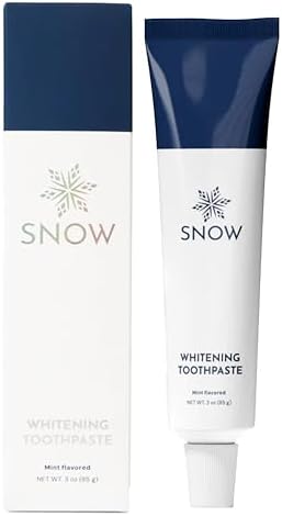 SNOW Nano-Hydroxyapatite Whitening Toothpaste - Oral Care with Kaolin & Hydroxyapatite - Non-GMO & Enamel Safe Teeth Whitening Toothpaste - Mint Flavor (Morning Frost)