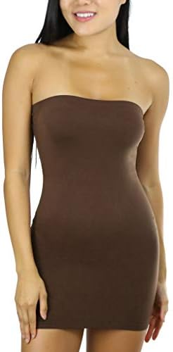 ToBeInStyle Women's Seamless Microfiber Tight Fitting Shapewear Dress