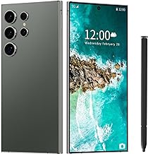 I23 Ultra Unlocked Cell Phone,Built in Pen,Smartphone Battery 6800mAh 6.8" HD Screen Unlocked Phones,6+256GB Android13 with 128G Memory Card,Face ID/Fingerprint Lock/GPS (Green)