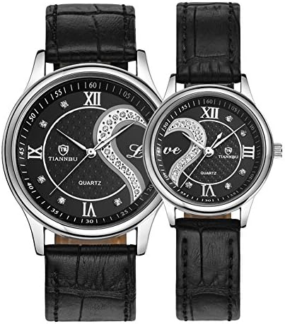 DREAMING Q&P Ultrathin Leather His and Hers Wristwatches
