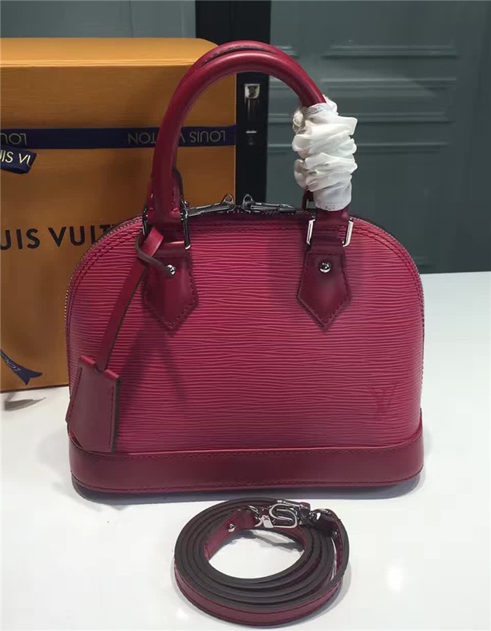 Louis Vuitton Alma BB  Epi Leather M91606 Hot Pink