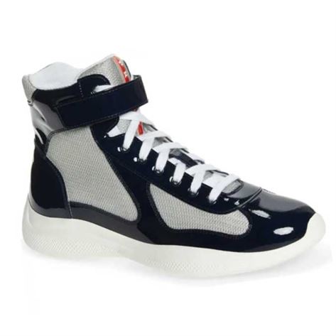 Prada America’s Cup High-Top Sneakers – PD030
