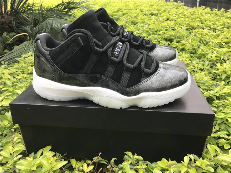 PK AIR JORDAN XI 11 RETRO LOW BARONS BLACK