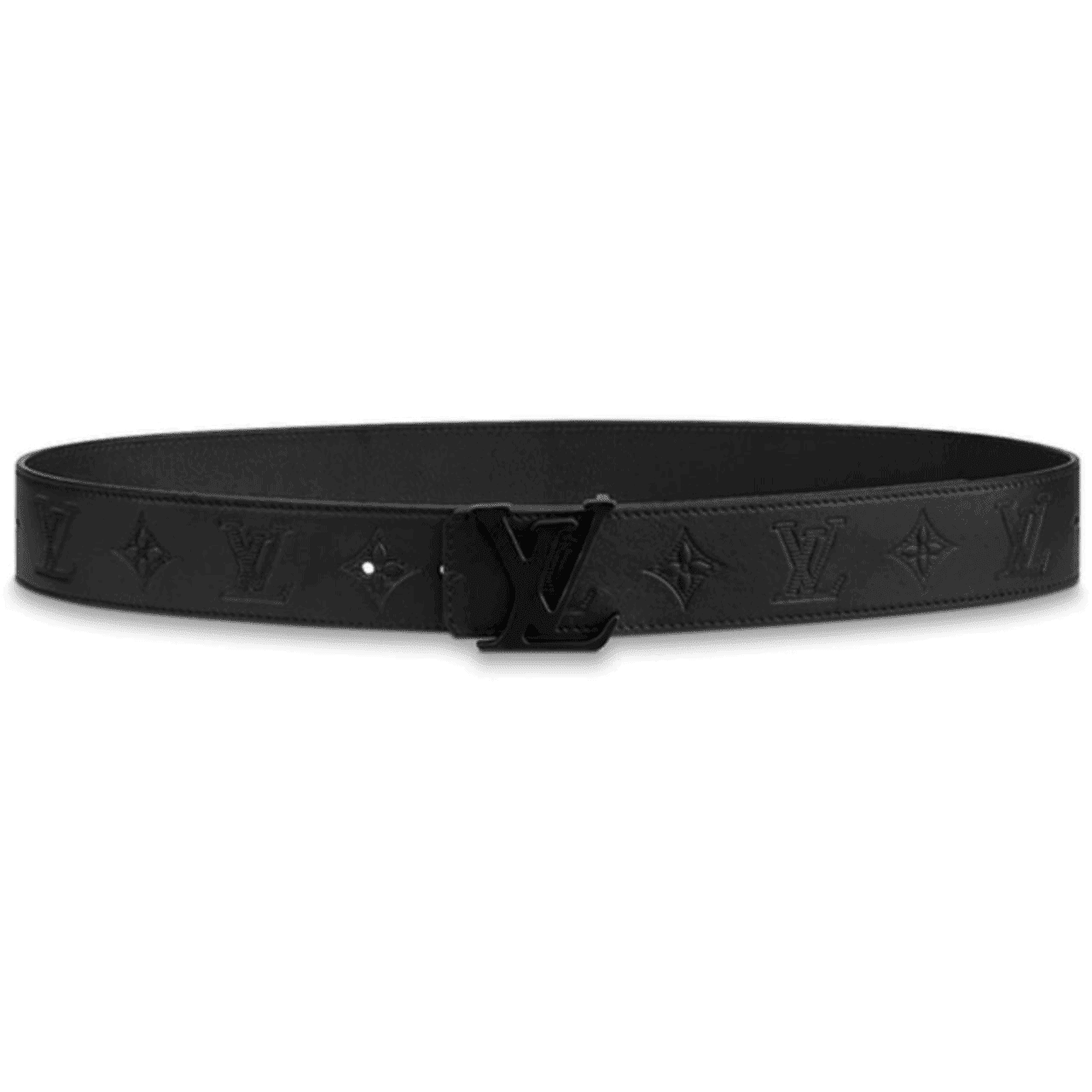 LOUIS VUITTON SHAPE BELT MONOGRAM SHADOW 40 MM BLACK – B113