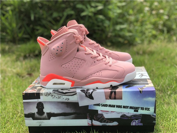 PK AIR JORDAN 6 MILLENNIAL PINK MENS SHOES