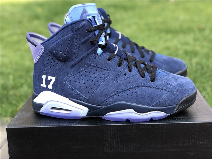 PK AIR JORDAN 6 UNC CHAMPIONSHIP PE UNIVERSITY BLUE SUEDE