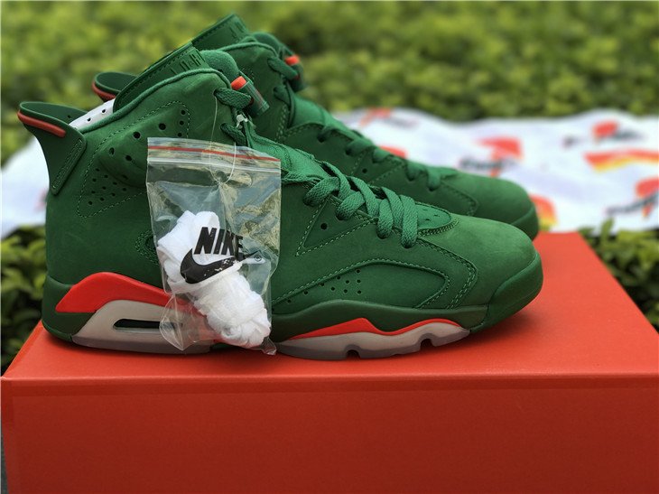PK MENS SHOES AIR JORDAN 6 NRG GATORADE GREEN