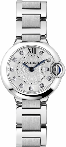 Cartier Ballon Bleu Silver & Diamond Dial Women’s Watch WE902073