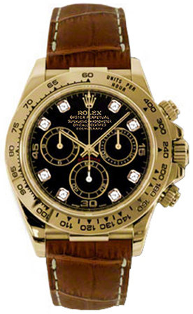 Rolex Cosmograph Daytona Black Dial Men’s Watch 116518